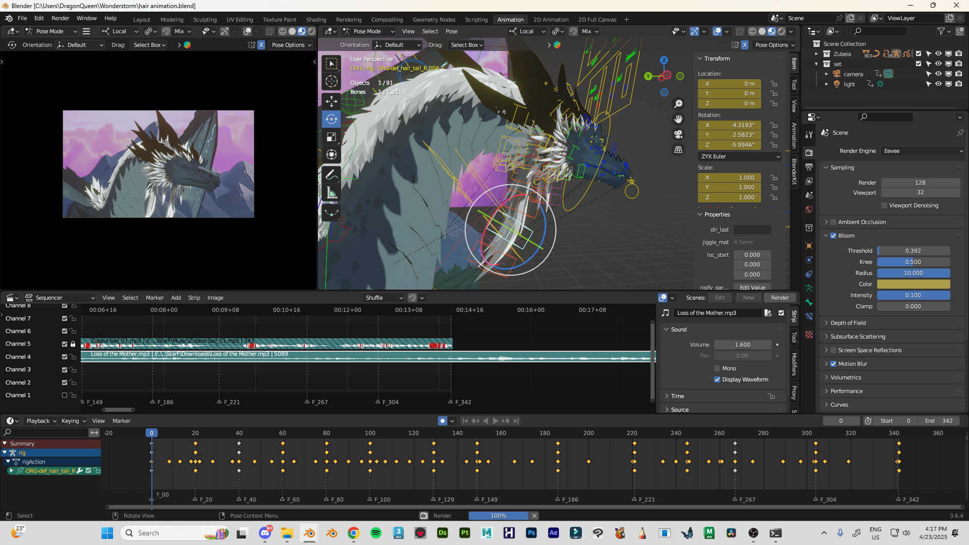 Blender Audio Sync